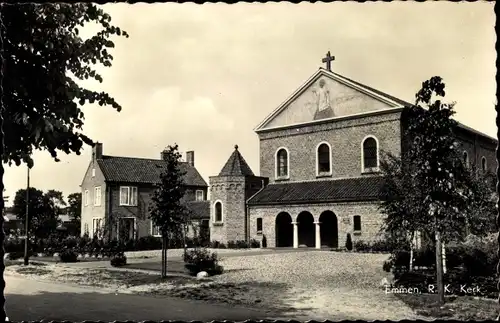 Ak Emmen Drenthe Niederlande, R.K. Kerk