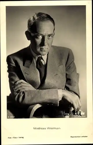 Ak Schauspieler Mathias Wiemann, Portrait, Film Foto Verlag A 3435/1