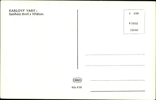 Ak Karlovy Vary Karlsbad Stadt, Gesamtansicht