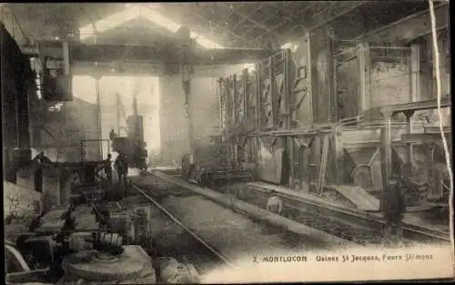 Ak Montluçon Allier, Usines St. Jacques, Fours Siemens