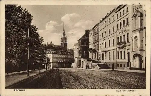 Ak Aachen in Nordrhein Westfalen, Kurbrunnenstraße