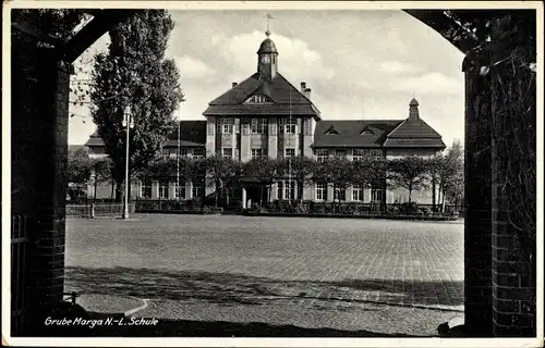 Ak Brieske Senftenberg Niederlausitz, Grube Marga, Schule