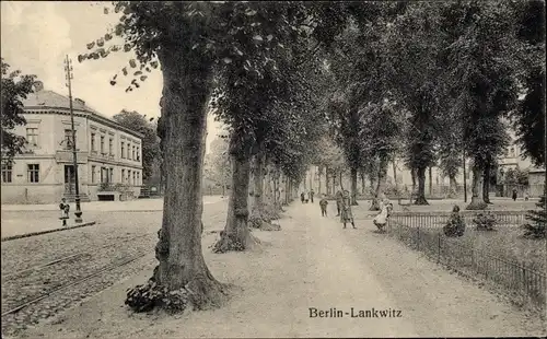 Ak Berlin Steglitz Lankwitz, Straßenpartie