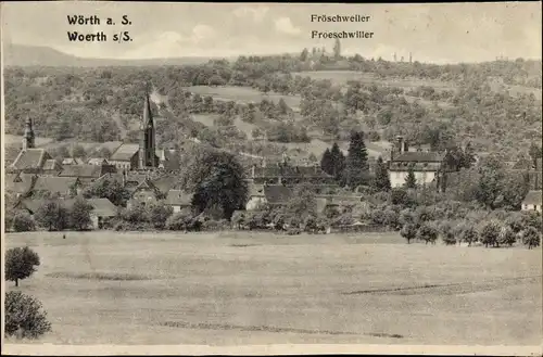 Ak Wœrth sur Sauer Woerth Wörth an der Sauer Elsass Bas Rhin, Fröschweiler