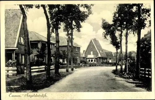 Ak Emmen Drenthe Niederlande, Angelsloerdijk