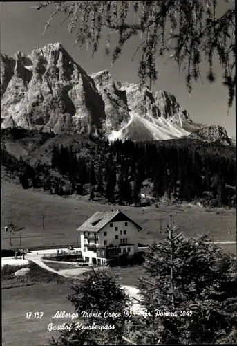 Ak Sesto Sexten Trentino Südtirol, Gasthof Kreuzbergpass