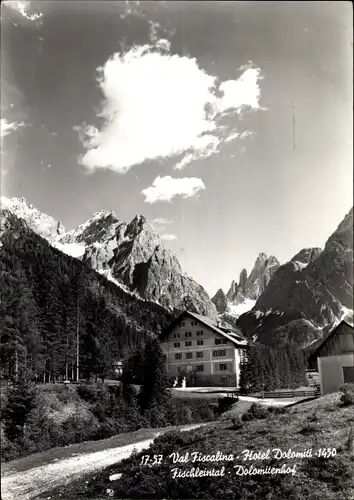 Ak Sesto Sexten Trentino Südtirol, Dolomitenhof, Hotel Dolomiti