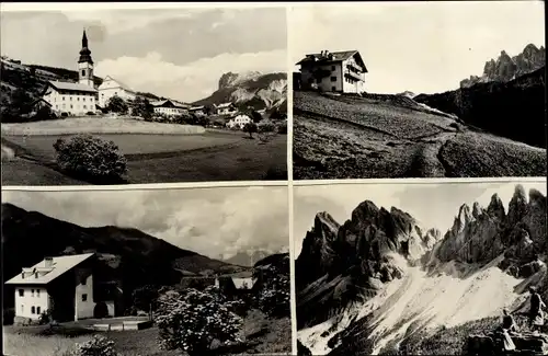 Ak Villnöss Villnöß Funes Südtirol, Villa Dr. Psaier, Landhaus, St. Peter