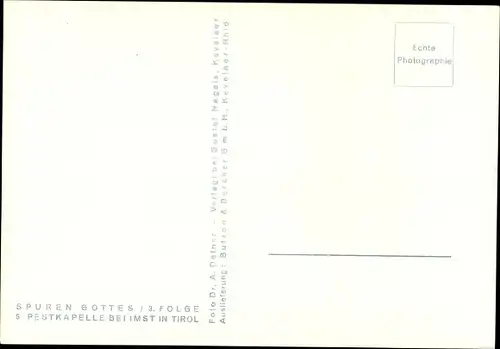 Ak Imst in Tirol, Pestkapelle