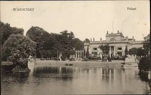 Ak Warszawa Warschau Polen, Palast