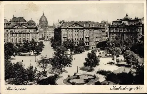 Ak Budapest Ungarn, Freiheitsplatz