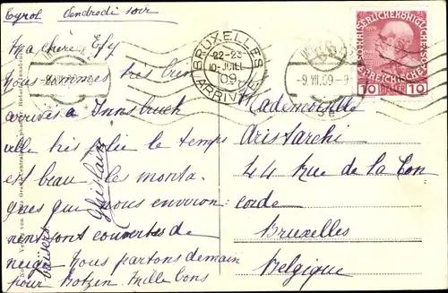 Ak Innsbruck in Tirol, Panorama, Serlesspitze