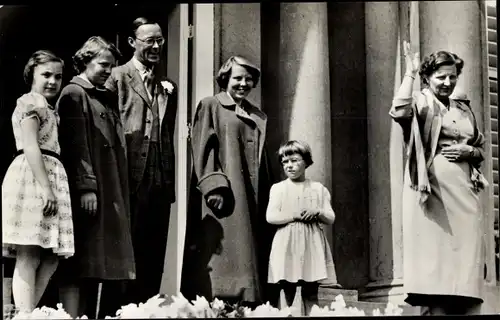 Ak Soestdijk Utrecht Niederlande, Juliana der Niederlande, Prinz Bernhard, Beatrix, Irene, Margriet