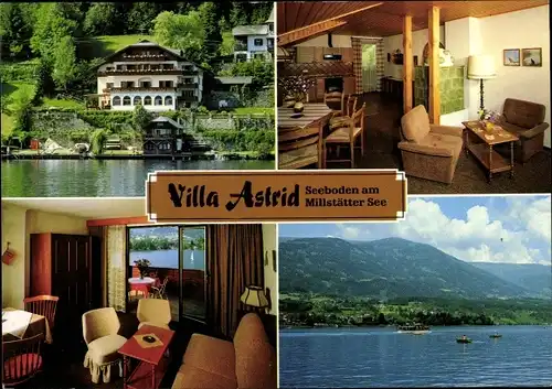 Ak Seeboden am Millstätter See Kärnten, Villa Astrid