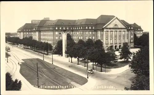 Ak Berlin Spandau Siemensstadt, Verwaltungsgebäude