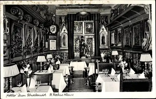 Ak Berlin Schöneberg, Gasthaus Kottler, Zum Schwabenwirt, Motzstraße 30, St. Rochus Klause