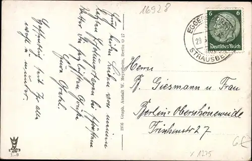 Ak Eggersdorf Brandenburg, Am Waldesrand