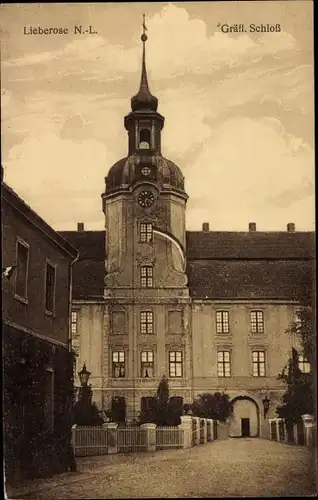 Ak Lieberose in Brandenburg, Gräfl. Schloss