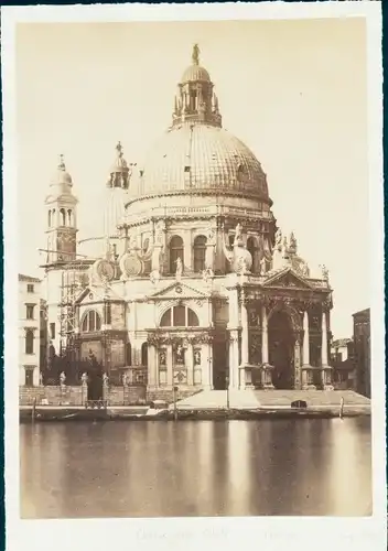 Foto Venezia Venedig Veneto, Santa Maria della Salute, Basilika, um 1860