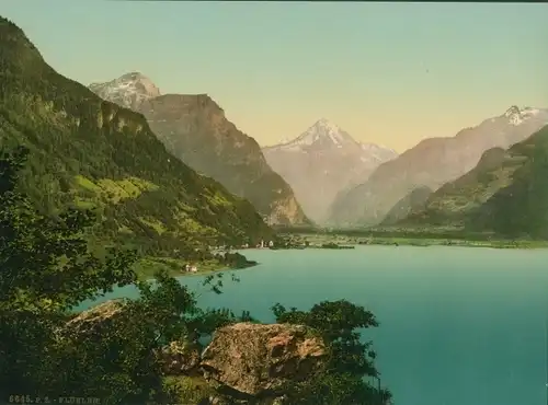 Foto Fluelen Kanton Uri, Seepartie, Berge