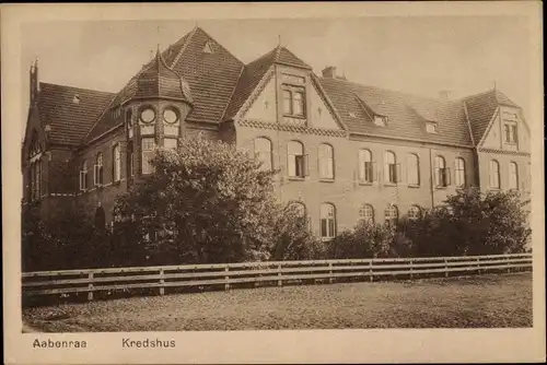 Ak Aabenraa Apenrade Dänemark, Kredshus, Blick auf ein Gebäude