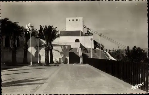 Ak Algier Alger Algerien, Station telepherique a Diar-El Mahcoul