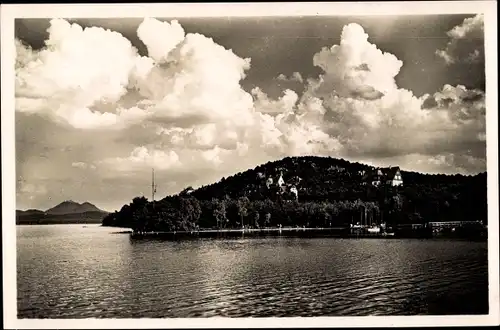 Ak Staré Splavy Thammühl Doksy Hirschberg am See Region Reichenberg, Blick aus der Ferne