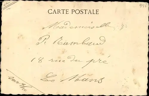 Ak Chantecler Acte II, Le Matin du Coq, Theaterszene