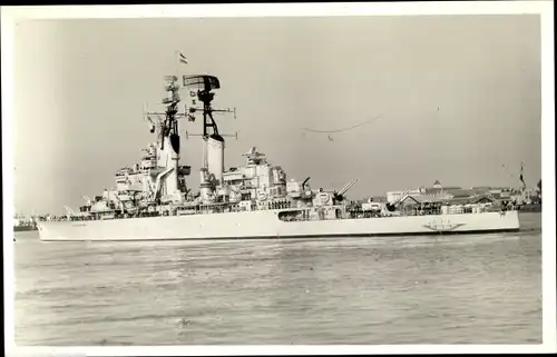Foto Ak Niederländisches Kriegsschiff