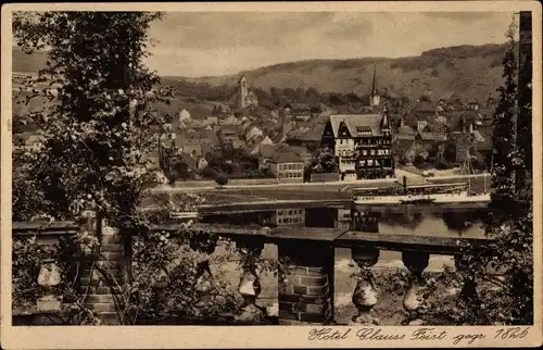 Ak Traben Trarbach an der Mosel, Hotel Clauss Feist