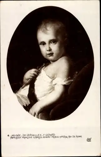 Künstler Ak Gerard, F., Napoleon Francois Charles Joseph, Prince Imperial, Roi de Rome, Portrait