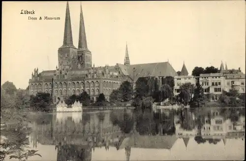 Ak Hansestadt Lübeck, Dom und Museum