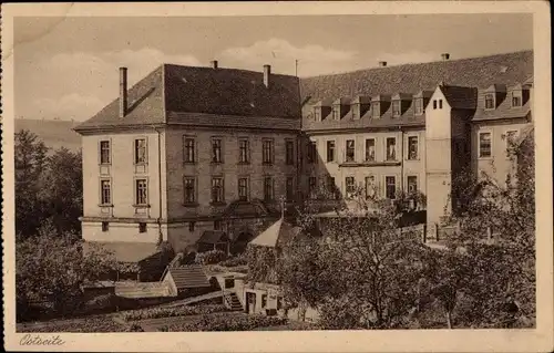 Ak Himmelkron in Oberfranken, Industrieschule, Ostseite