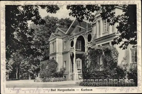 Ak Bad Mergentheim in Tauberfranken, Kurhaus