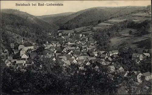 Ak Steinbach Bad Liebenstein in Thüringen, Panorama