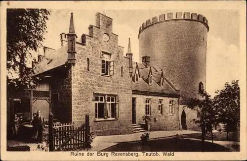Ak Borgholzhausen in Westfalen, Burg Ravensberg, Ravensburg, Ruine
