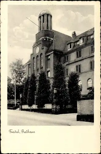 Ak Freital in Sachsen, Rathaus