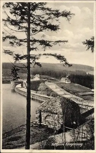 Ak Klingenberg im Erzgebirge Sachsen, Talsperre