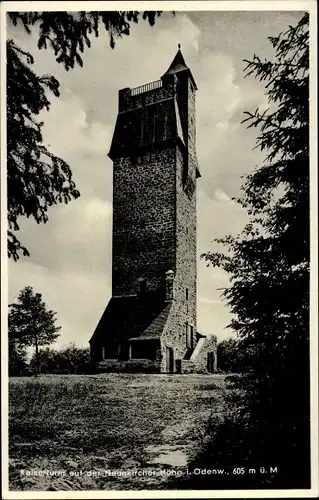 Ak Lautertal im hessischen Odenwald, Kaiserturm auf der Neunkircher Höhe