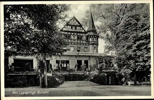 Ak Bad Lippspringe in Westfalen, Kursaal, Außenansicht