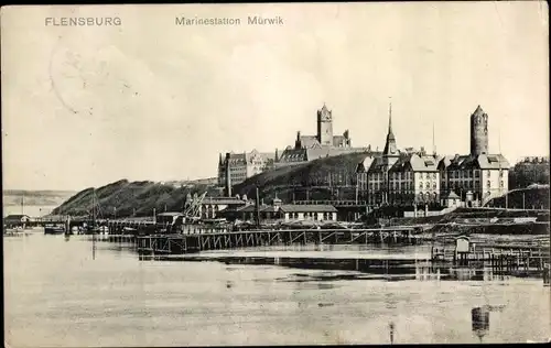 Ak Mürwik Flensburg in Schleswig Holstein, Marinestation