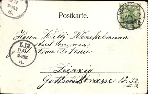 Ak Magdeburg an der Elbe, Haupt Postamt