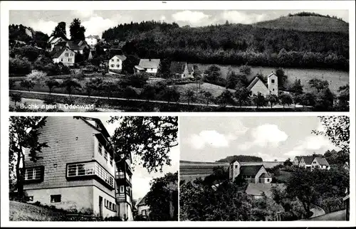 Ak Buchklingen Birkenau im Odenwald, Gesamtansicht, Häuser