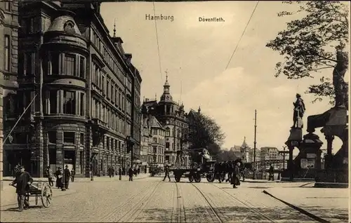 Ak Hamburg Mitte Altstadt, Dovenfleth, Straßenpartie