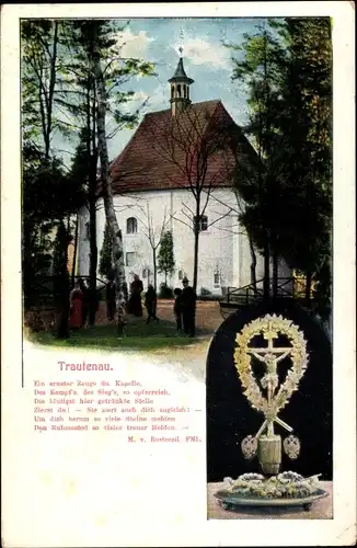 Ak Trutnov Trautenau Riesengebirge Region Königgrätz, Kapelle