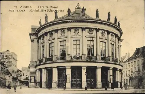 Ak Anvers Antwerpen Flandern, Theatre Royal