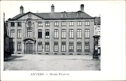 Ak Anvers Antwerpen Flandern, Musée Plantin