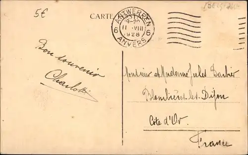 Ak Anvers Antwerpen Flandern, Debarcadere