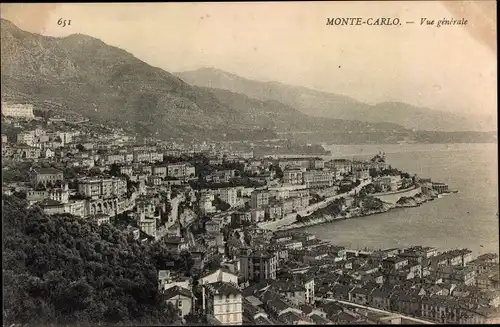Ak Monte Carlo Monaco, Vue generale