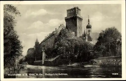 Ak Waidhofen an der Ybbs in Niederösterreich, Rothschild Schloss